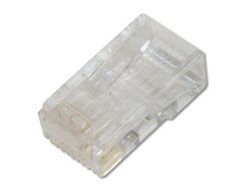 DIGITUS CAT 6 Modularstecker für Rundkabel, Pass through Stecker