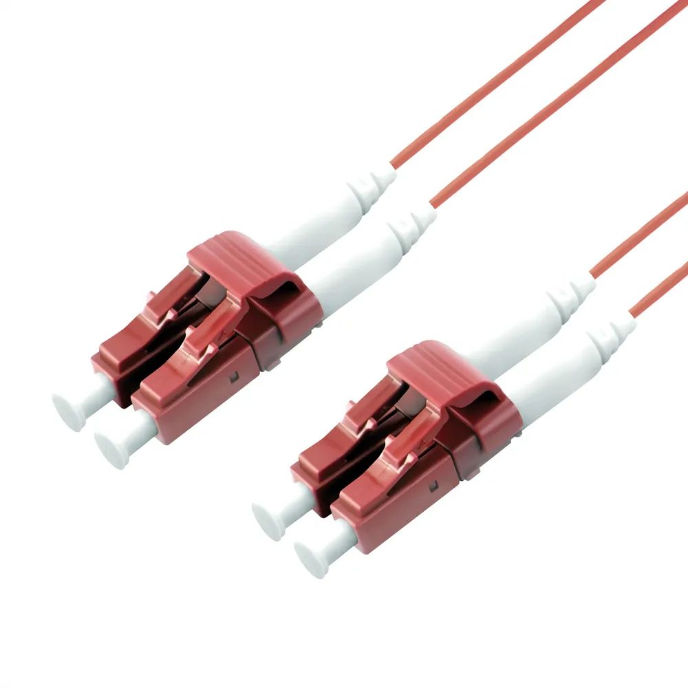 ROLINE LWL-Kabel SLIM 50/125µm OM4, LSOH, LC/LC, violett, 7 m