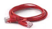 WANTEC 7280 - 25 m - Cat6a - U/UTP (UTP) - RJ-45 - RJ-45 - Rot