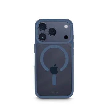 Hama Handyhülle "Frame Protect" f. iPhone 17 Pro, magnetisch, durchsichtig, Blau