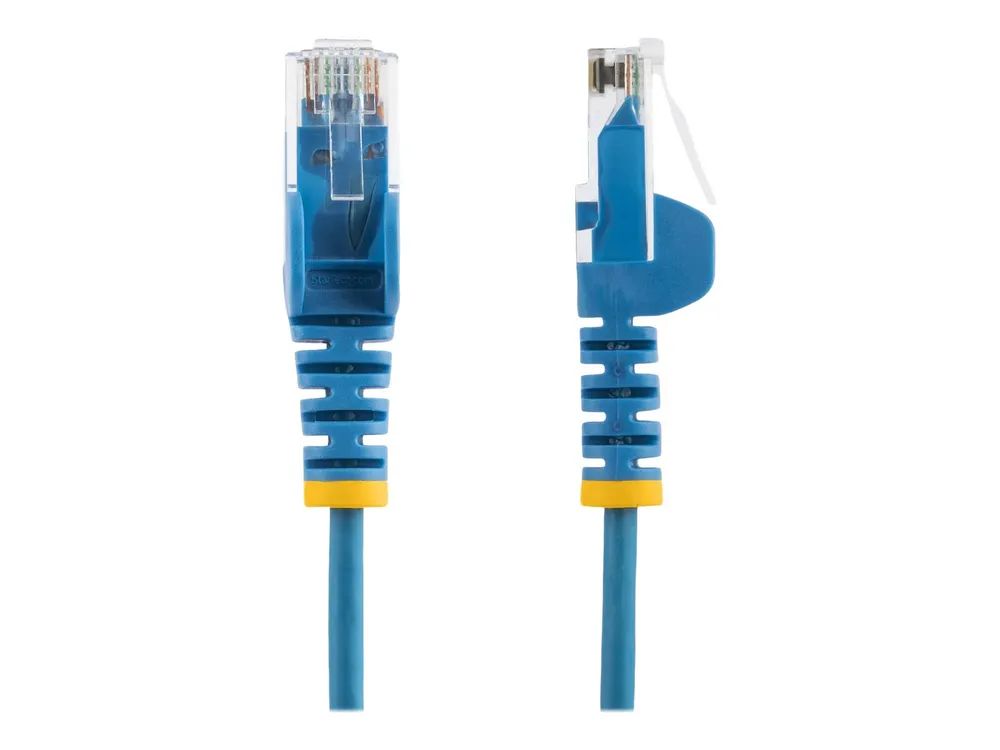 StarTech.com 0,5 m Cat6-Kabel - Blau - Schlankes Patchkabel - Snagless - Patch-Kabel - RJ-45 (M)