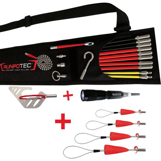 Runpotec PAKET + RUNPOFIX 4-ER SET+GEW. / RUNPOT RUNPOSTICKS-COMFORT- 11117