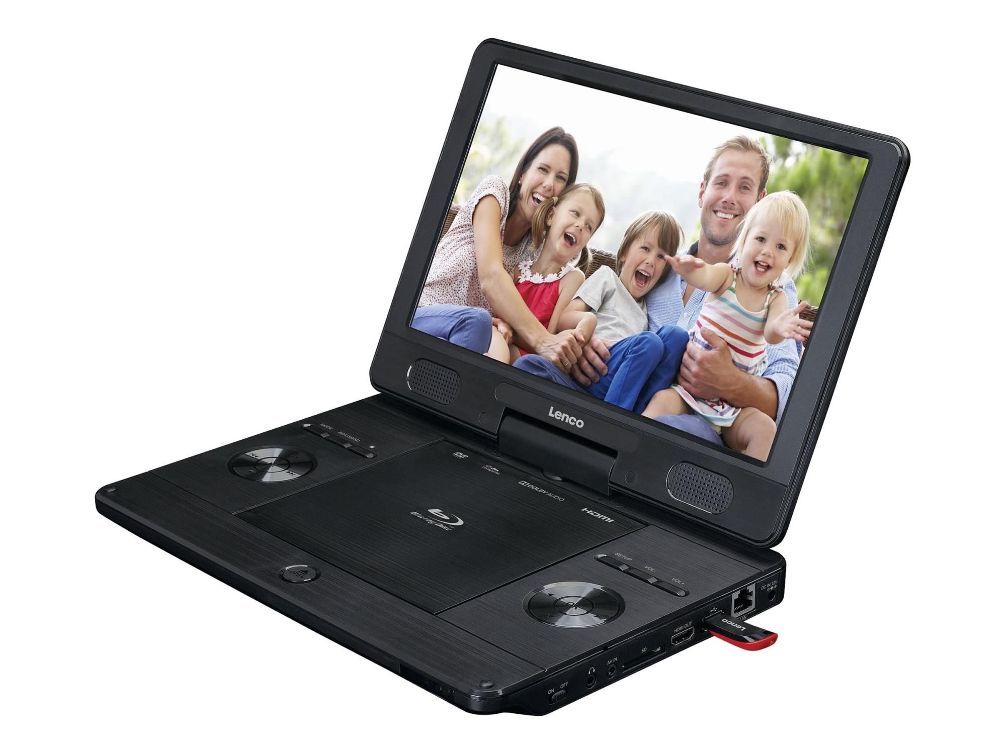Lenco BRP-1150BK - Blu-ray-Disk-Player - tragbar -Anzeige: 29.5 cm (11.5")