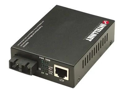 IC Intracom Intellinet Fast Ethernet Media Converter, 10/100Base-Tx to 100Base-Fx (SC)