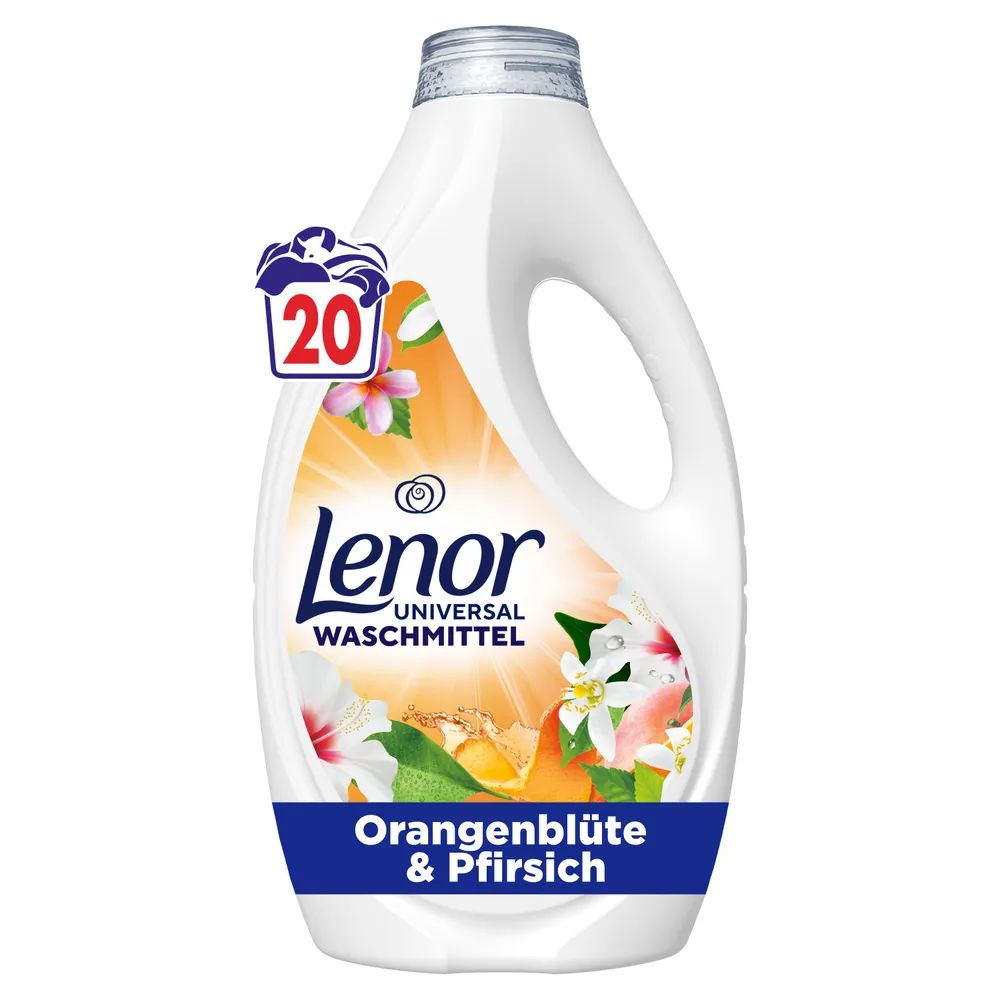 Lenor WM Flüssig Orangenblüte & Pfirsich 0.90L