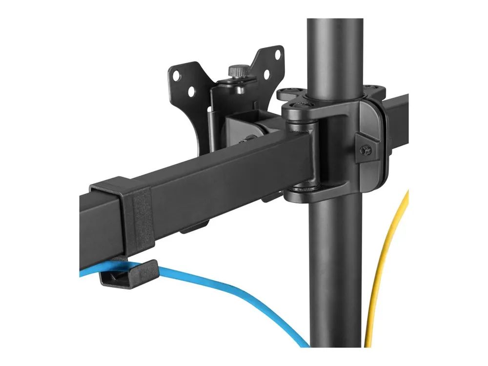 Neomounts FPMA-D550D3 - Befestigungskit - Voll beweglich - für 3 LCD-Anzeigen - Stahl - Schwarz - Bildschirmgröße: 25.4-68.6 cm (10"-27")