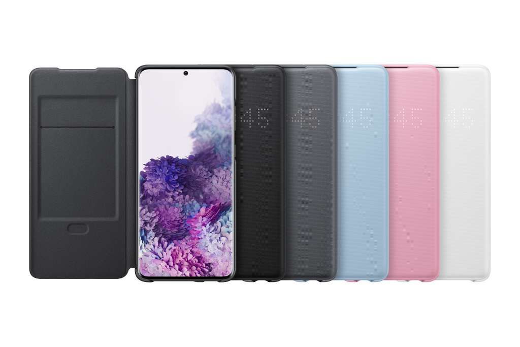 Samsung LED-View-Cover "EF-NG985" für Galaxy S20+, Schwarz