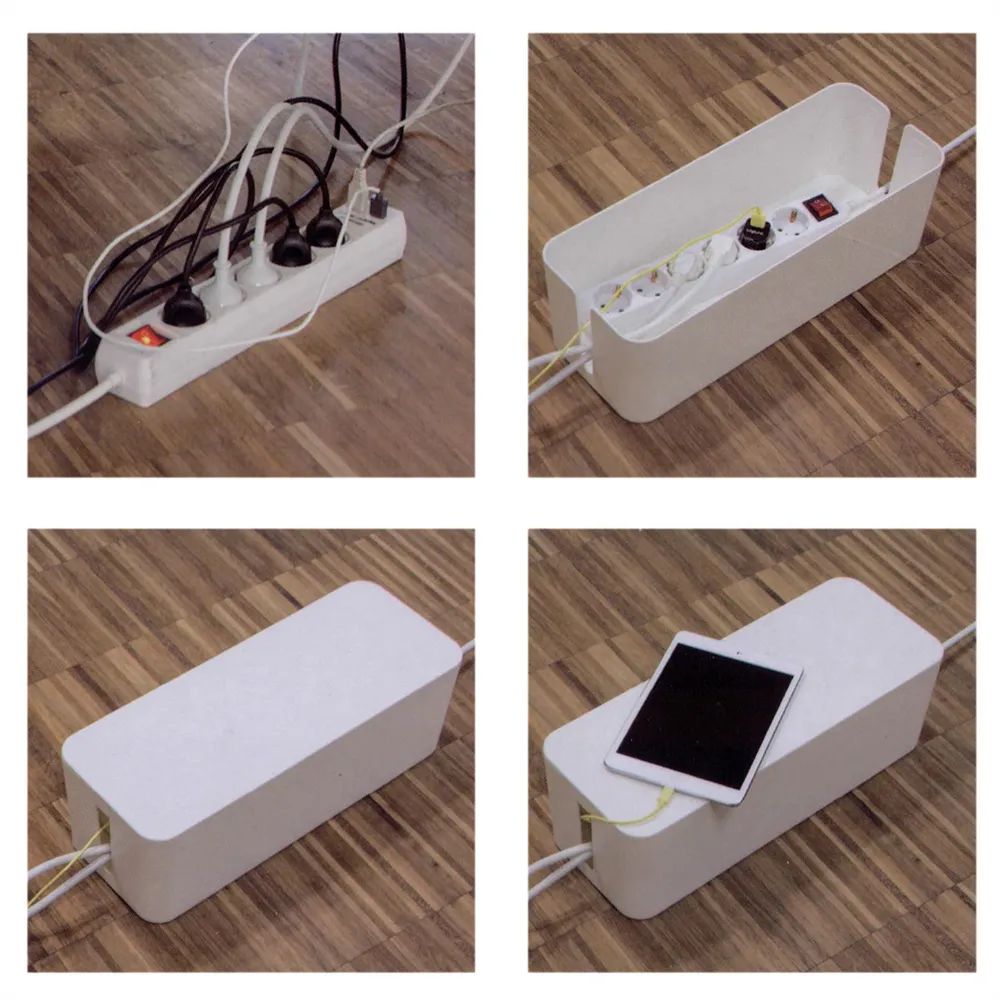 VALUE Kabel-Box, klein, weiß