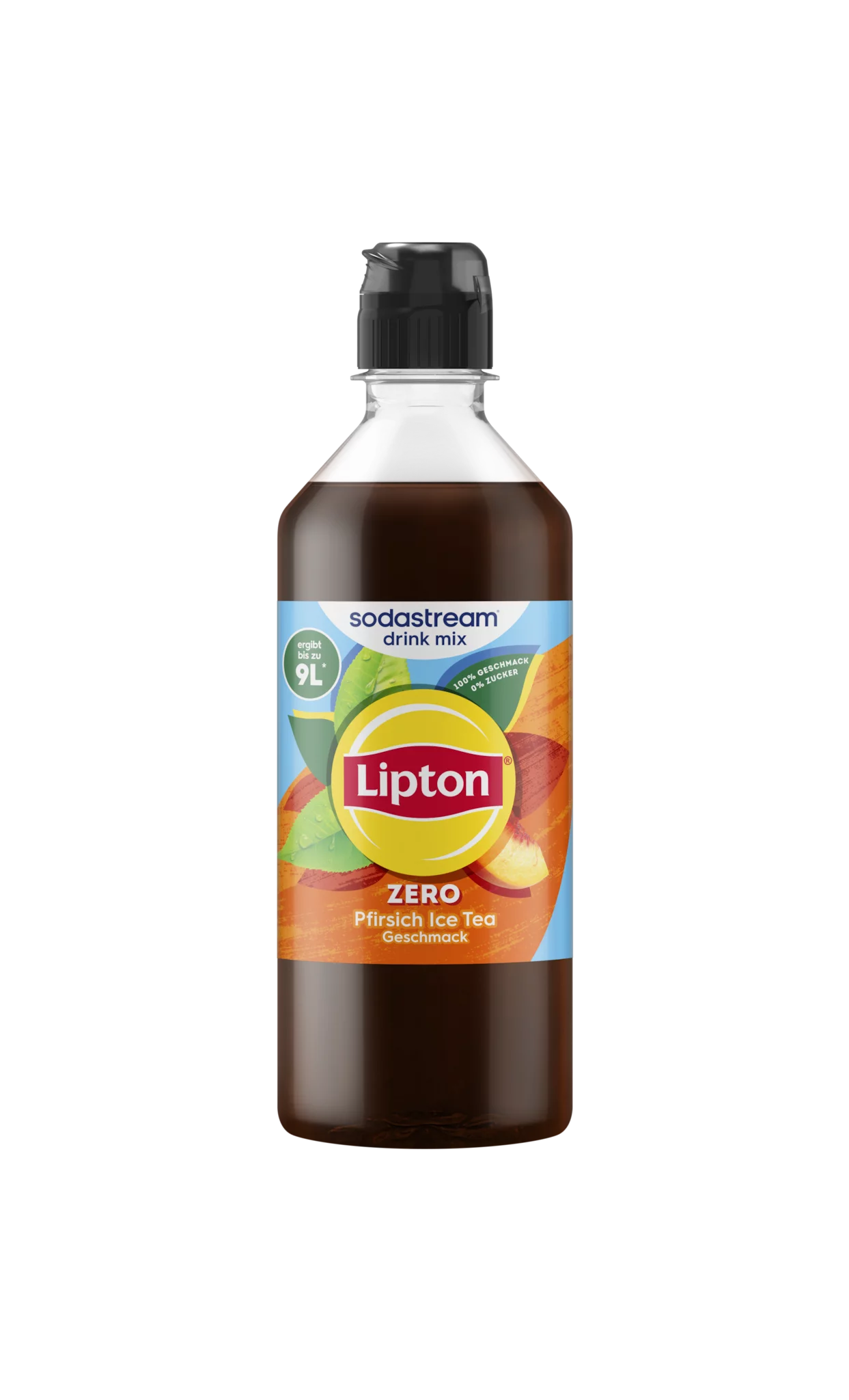 SodaStream drink mix LIPTON ICE TEA Pfirsich Zuckerfrei 440ml