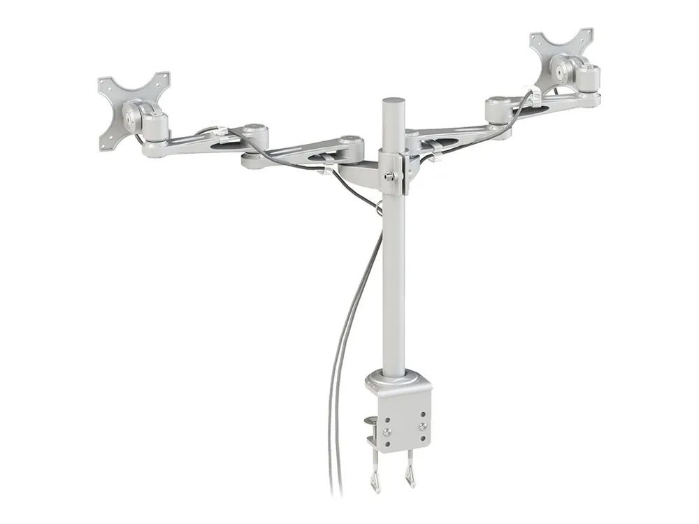 Neomounts FPMA-D935D - Befestigungskit - Voll beweglich - für 2 LCD-Displays - Silber - Bildschirmgröße: 25.4-68.6 cm (10"-27")