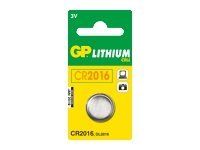 GP Battery CR2016 Knopfzelle CR 2016 Lithium - Batterie - CR2016