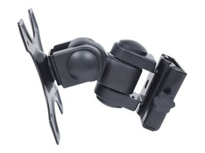 Manhattan TV & Monitor Mount, Wall, Tilt and Swivel, 1 screen, Screen Sizes: 13-27", Black, VESA 75x75 to 100x100mm, 12kg, Swivel with 2 pivots, Lifetime Warranty - Klammer - für Monitor - stabiler Stahl - Bildschirmgröße: bis zu 55,9 cm (bis zu 22 Z