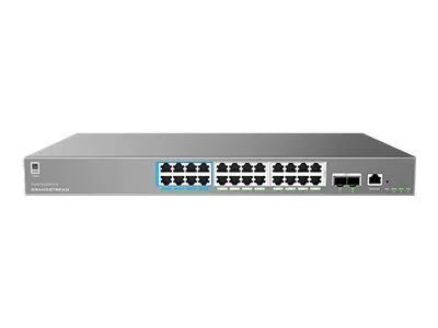 Grandstream GWN7803PH Pro– Enterprise Layer 2++ Managed Switch– 24× RJ45 PoE/PoE++
