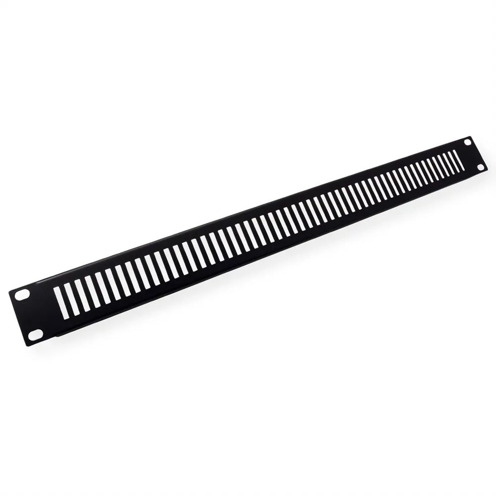 VALUE 19-Zoll-Belüftungs-Frontplatte 1 HE, schwarz