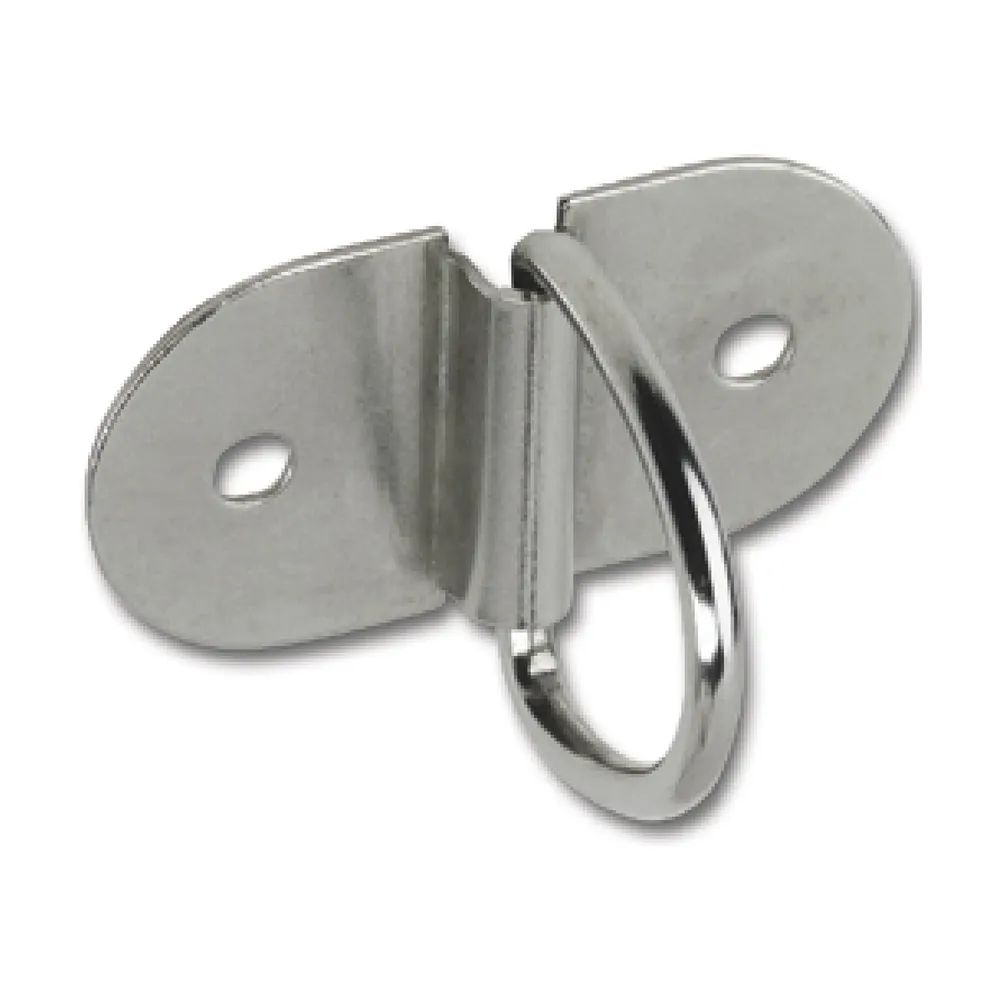 JUNIE Plattengriff Größe 48 x 24 mm, Stahl vernickelt