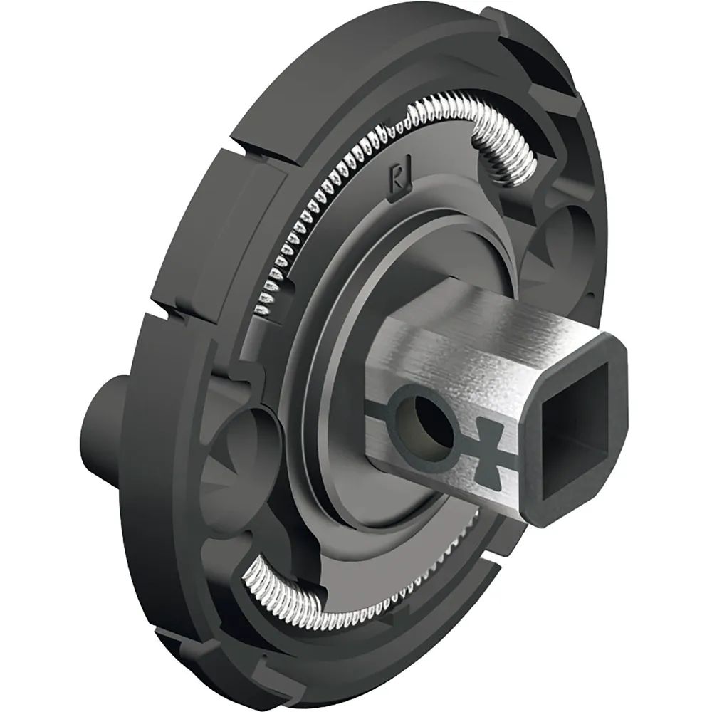 FSB Adapter-Rosette Drücker Führungsansatz 9 mm Standflügel FH-AGL EN179,schwarz