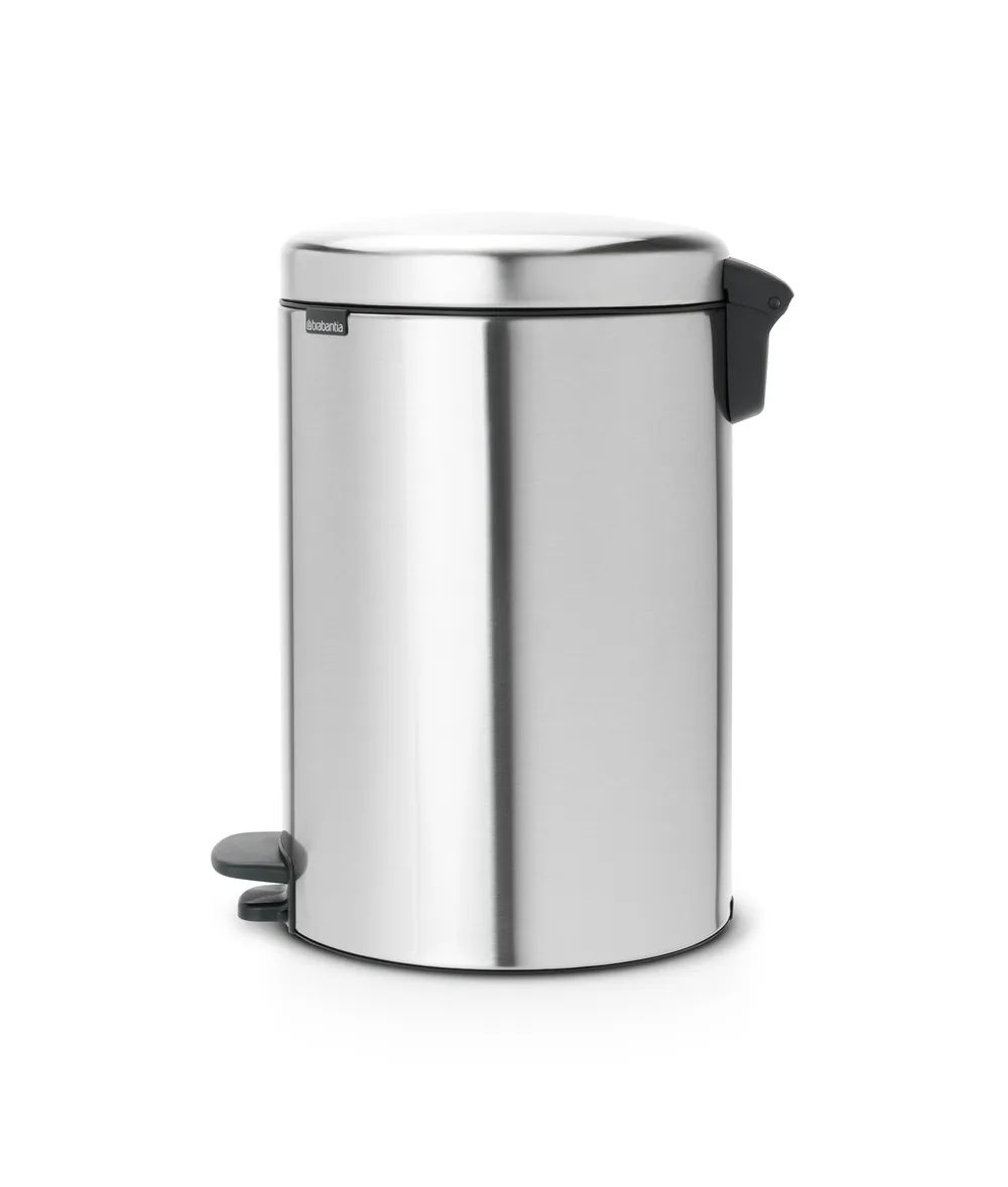 Brabantia NewIcon Treteimer, 20L - Matt Steel Fingerprint Proof