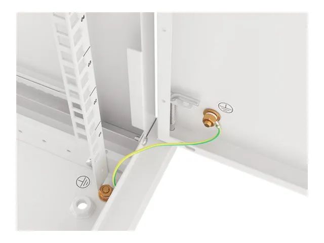 Lanberg WF01-6406-00S - Schrank Netzwerkschrank - geeignet für Wandmontage - Grau, RAL 7035 - 6U - 48.3 cm (19")