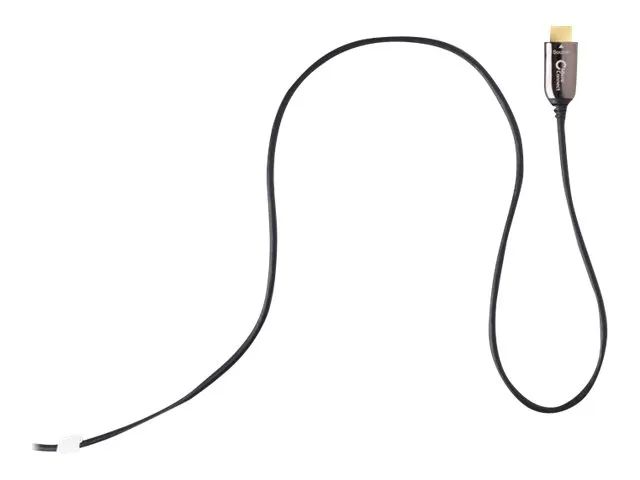 MicroConnect Premium - Kit HDMI-Kabel mit Ethernet - Hybrid Kupfer/Kohlefaser - Schwarz - HAOC-Kabel (Hybrid Active Optical Cable)