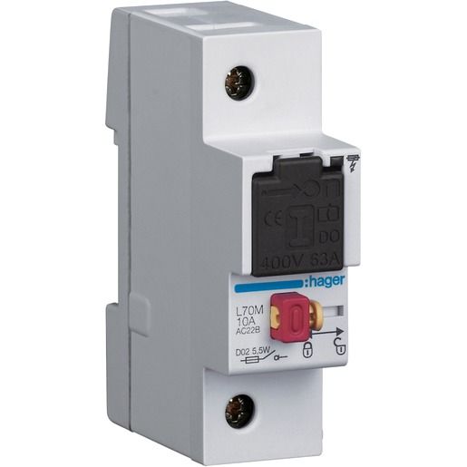 Hager SCHALTER-SICH.-EINH. D01-10A / HAGER L70M