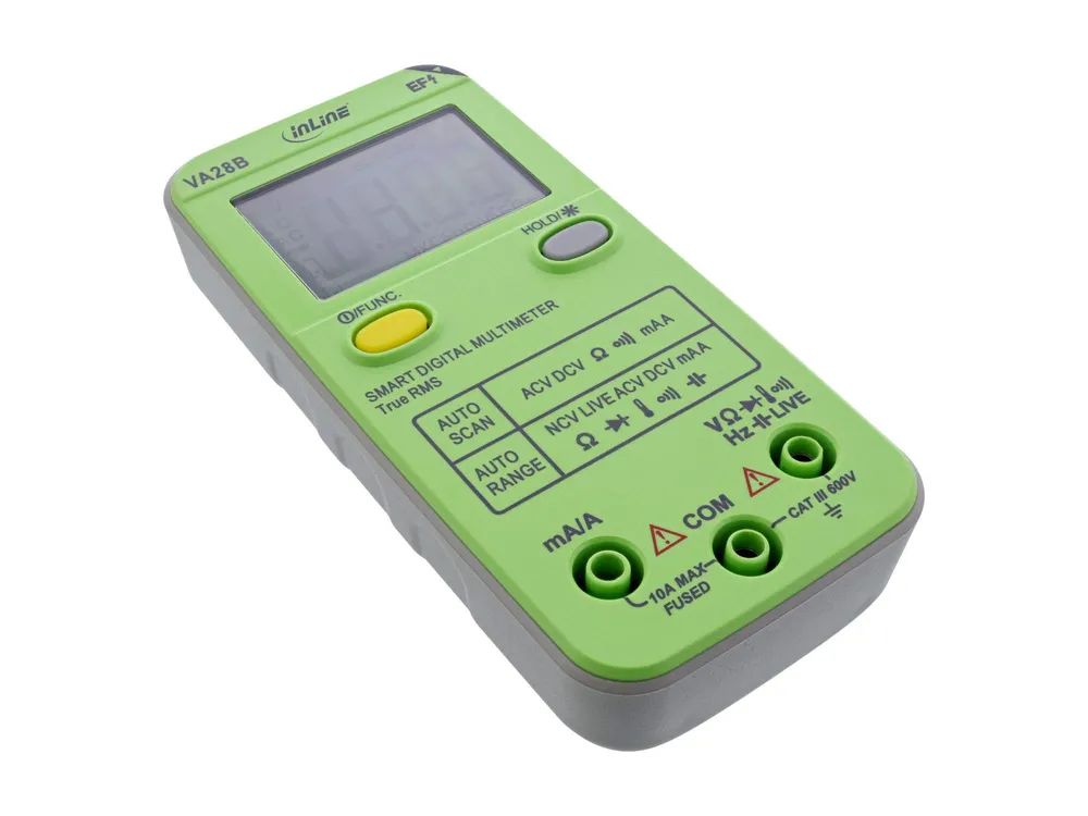 InLine Multimeter mit Auto-Range und Autoscan - Pocketformat