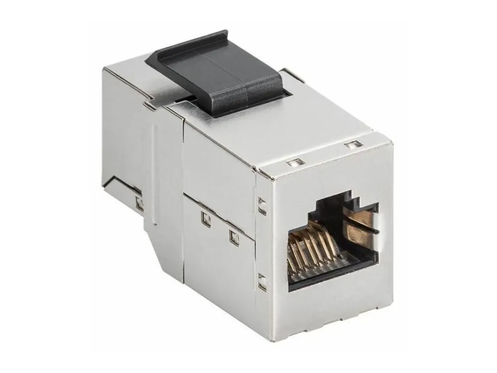 MicroConnect KEYSTONE-12 - Silber - RJ-45 - RJ-45 - Weiblich - Weiblich - Cat6a