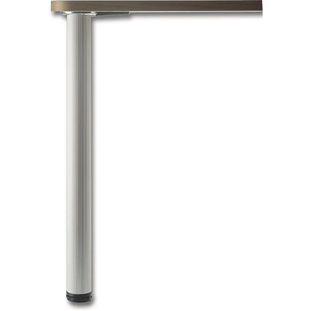 Camar s.p.a. ARTICOLI TECNICI CAMAR Tischfuß Aluminia ø 60 mm, Länge 690 mm, Aluminium silber gerillt