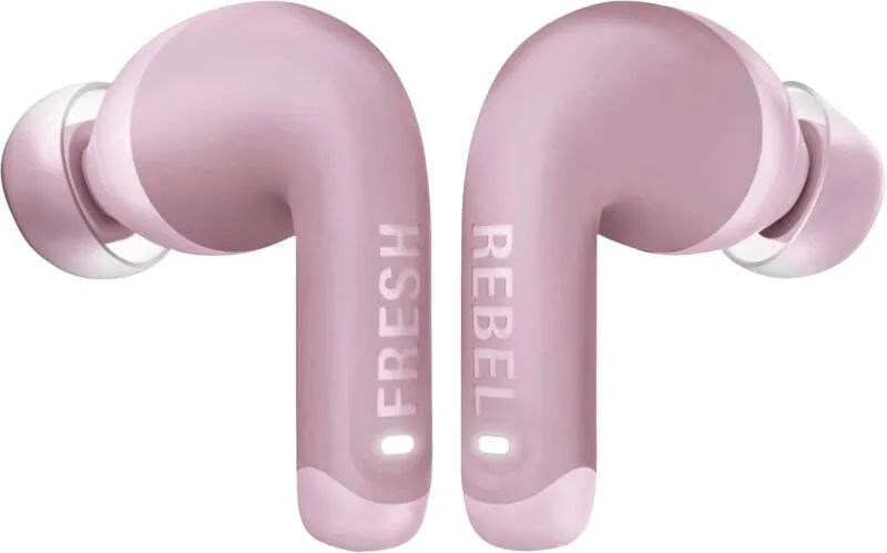 Fresh 'n Rebel Bluetooth®-Ohrhörer "Twins Fuse 2", TWS ANC mit My Sound App, Pastel Pink