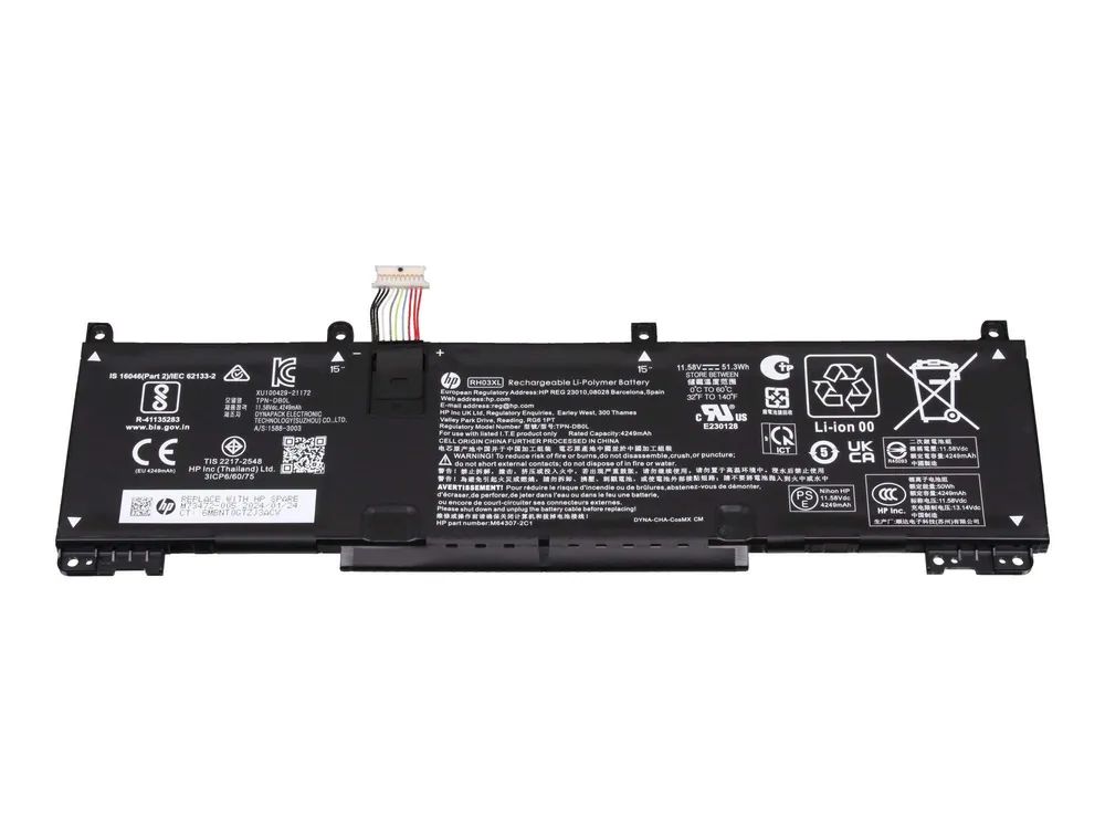 HP Battery 3C 51Wh LI RH03051XL-PL - Batterie - 4.680 mAh