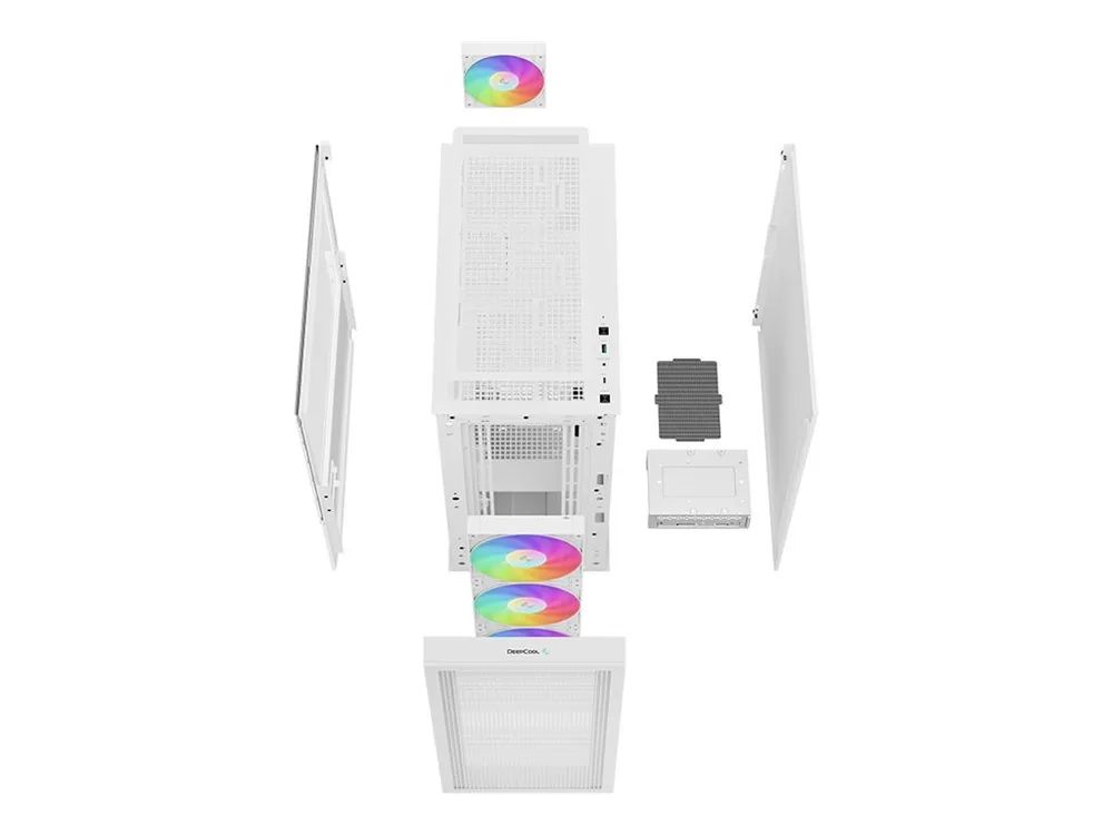 Deepcool CH560 Digital - Mid tower - E-ATX - Seitenteil mit Fenster (gehärtetes Glas)