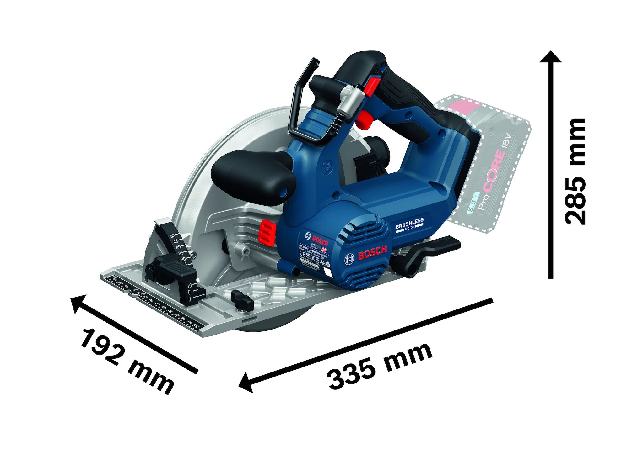 Bosch GKS 18V-68-2 Akku-Kreissäge solo