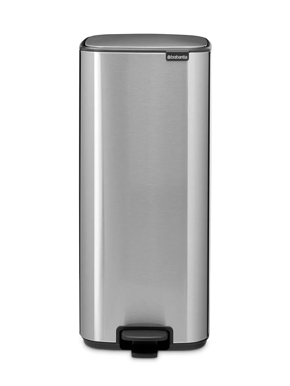 Brabantia Bo Treteimer, 30L - Matt Steel Fingerprint Proof