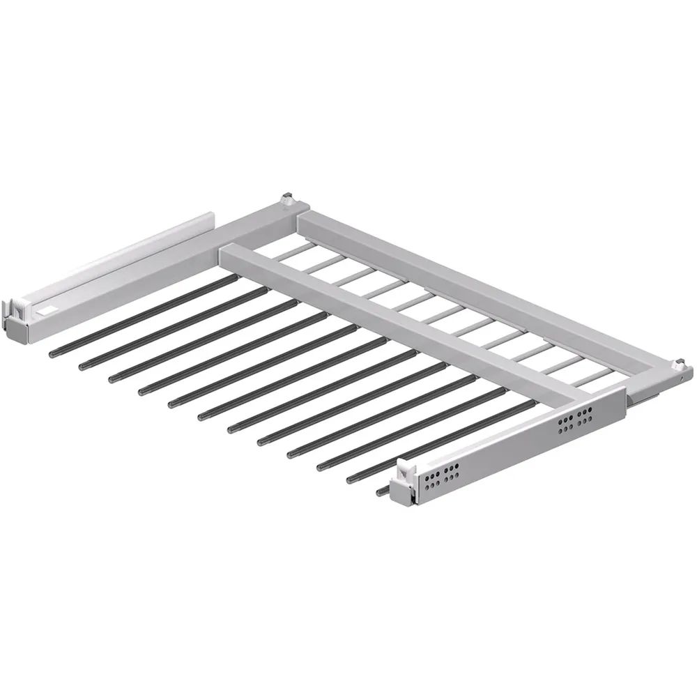 HETTICH Hosenhalter Amari 200 Lichte 700 - 800 mm Stahl silber