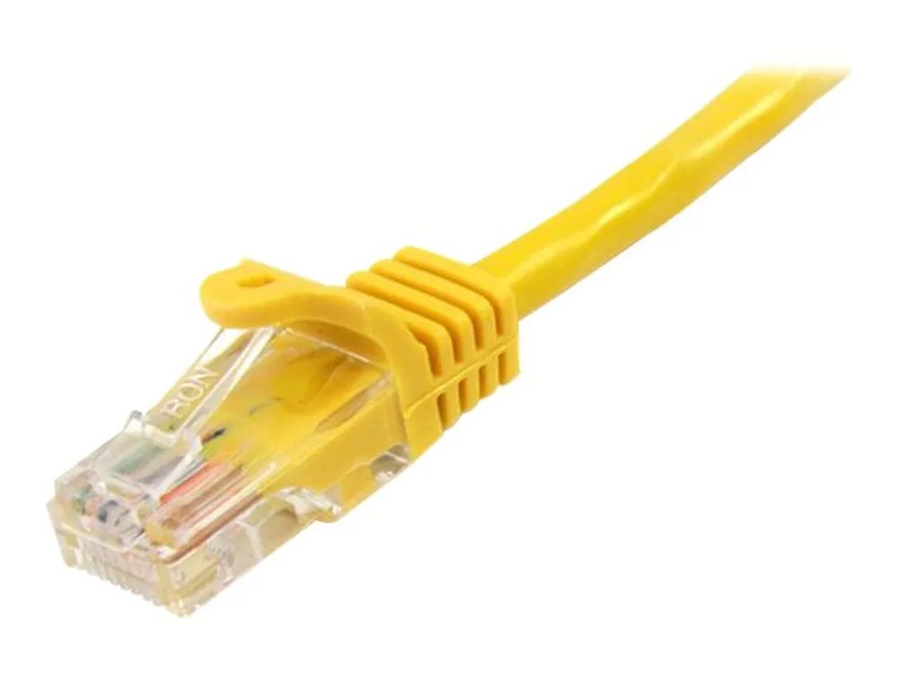 StarTech.com 10m Cat5e Ethernet Netzwerkkabel Snagless mit RJ45 - Cat 5e UTP Kabel - Gelb - Patch-Kabel - RJ-45 (M)