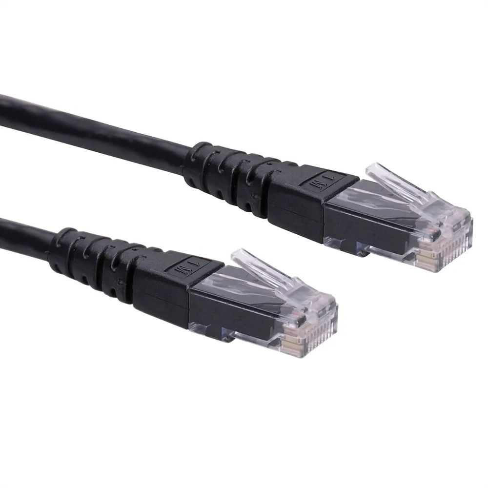 ROLINE Patchkabel Cat.6 (Class E) UTP, schwarz, 1,5 m