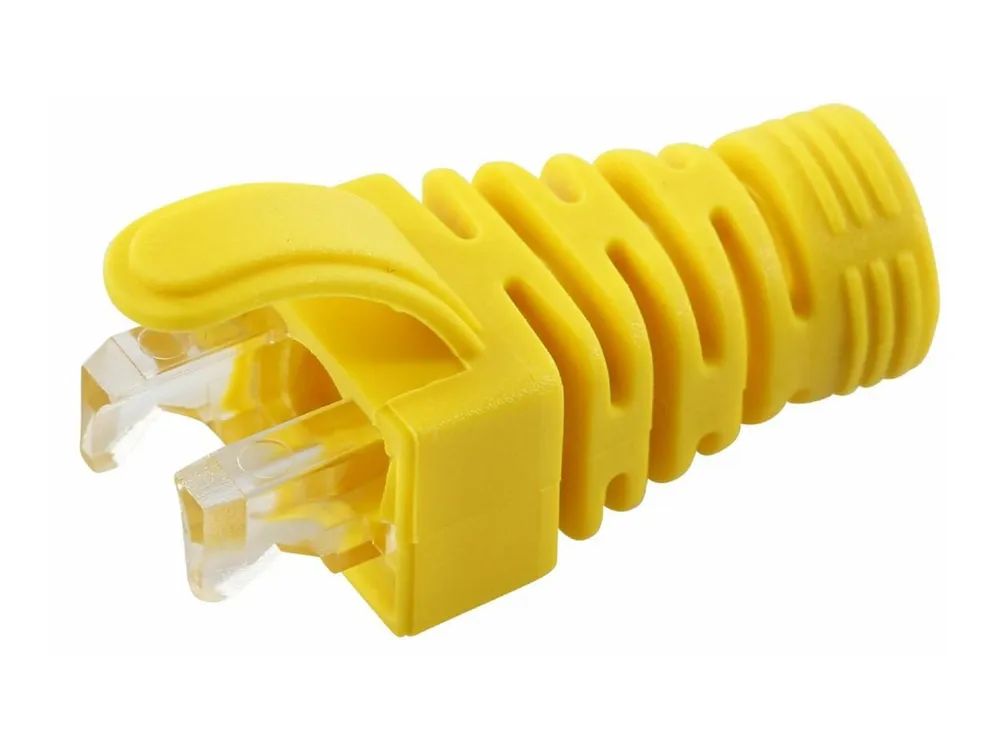 MicroConnect Netzwerkkabel-Knickschutz - Gelb (Packung mit 100)