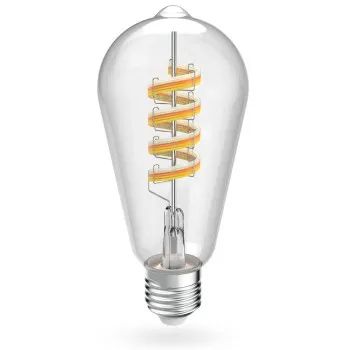 Hama WLAN-Lampe E27, LED, Matter, Retro, Filament ST64, RGBW, dimmbar