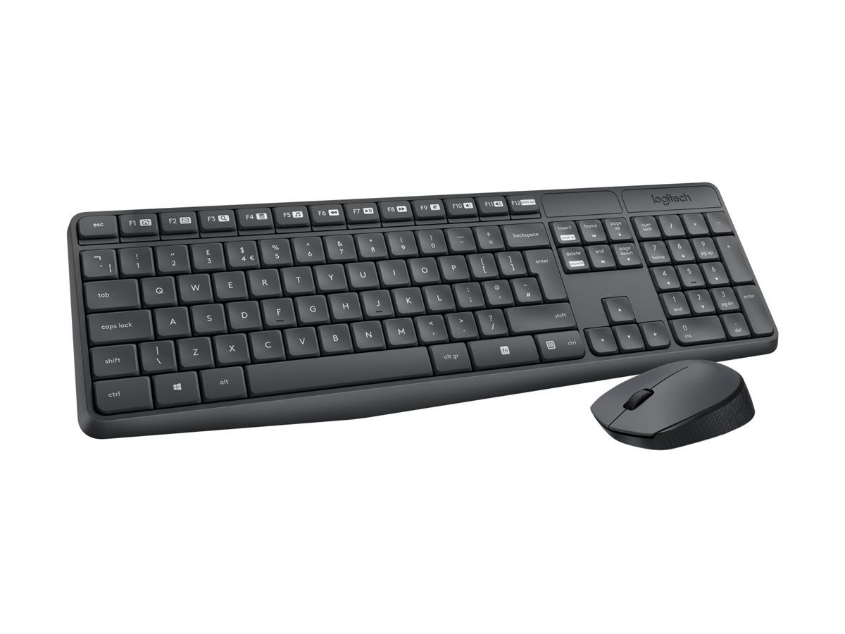 Logitech MK235 - Tastatur-und-Maus-Set - kabellos