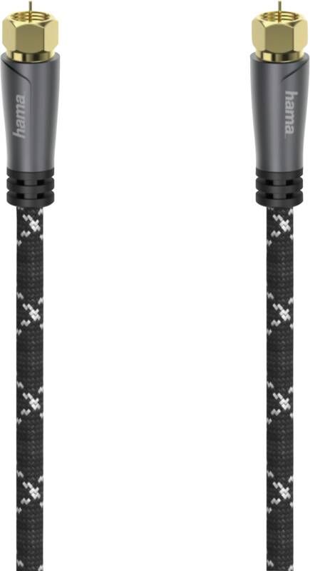 Hama 205079 SAT-Anschlusskabel, 120 dB, 5.0m