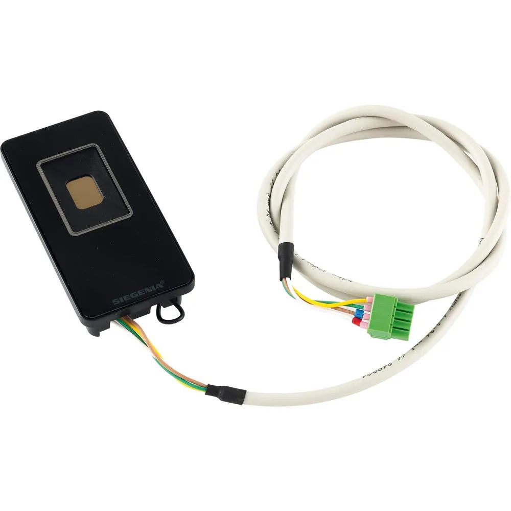 KFV Fingerscanner mit Dekorelement inkl. 1 m Kabel, schwarz