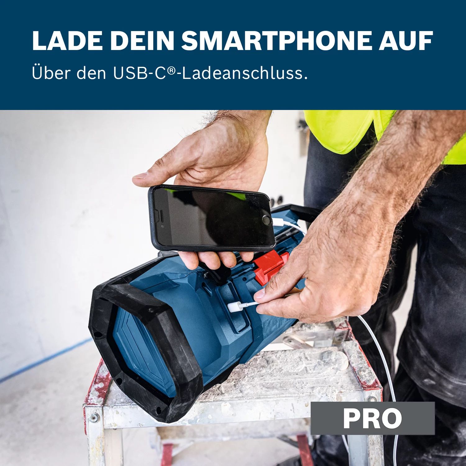 Bosch GPB18V-3C (Akku)-Baustellen‑Radio solo