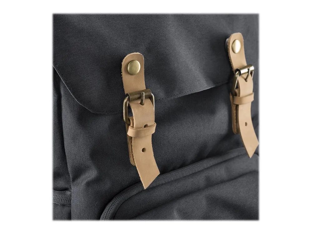 mantona Luis - Rucksack für Kamera - Nylon, Leder