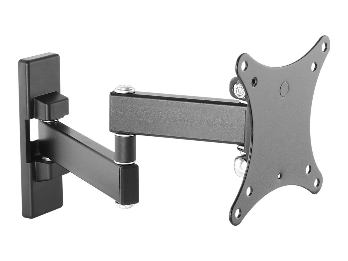 Vision VFM-WA1X1B - Befestigungskit (Wandarm) - für Monitor - kaltgewalzter Stahl - Schwarz - Bildschirmgröße: 33-68.6 cm (13"-27")