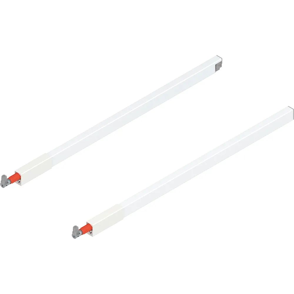 BLUM TANDEMBOX antaro Längsreling Set, NL 550, Seidenweiß