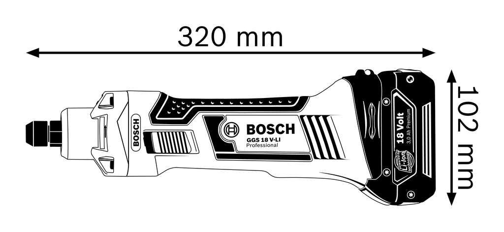 Bosch Professional GGS 18V-LI