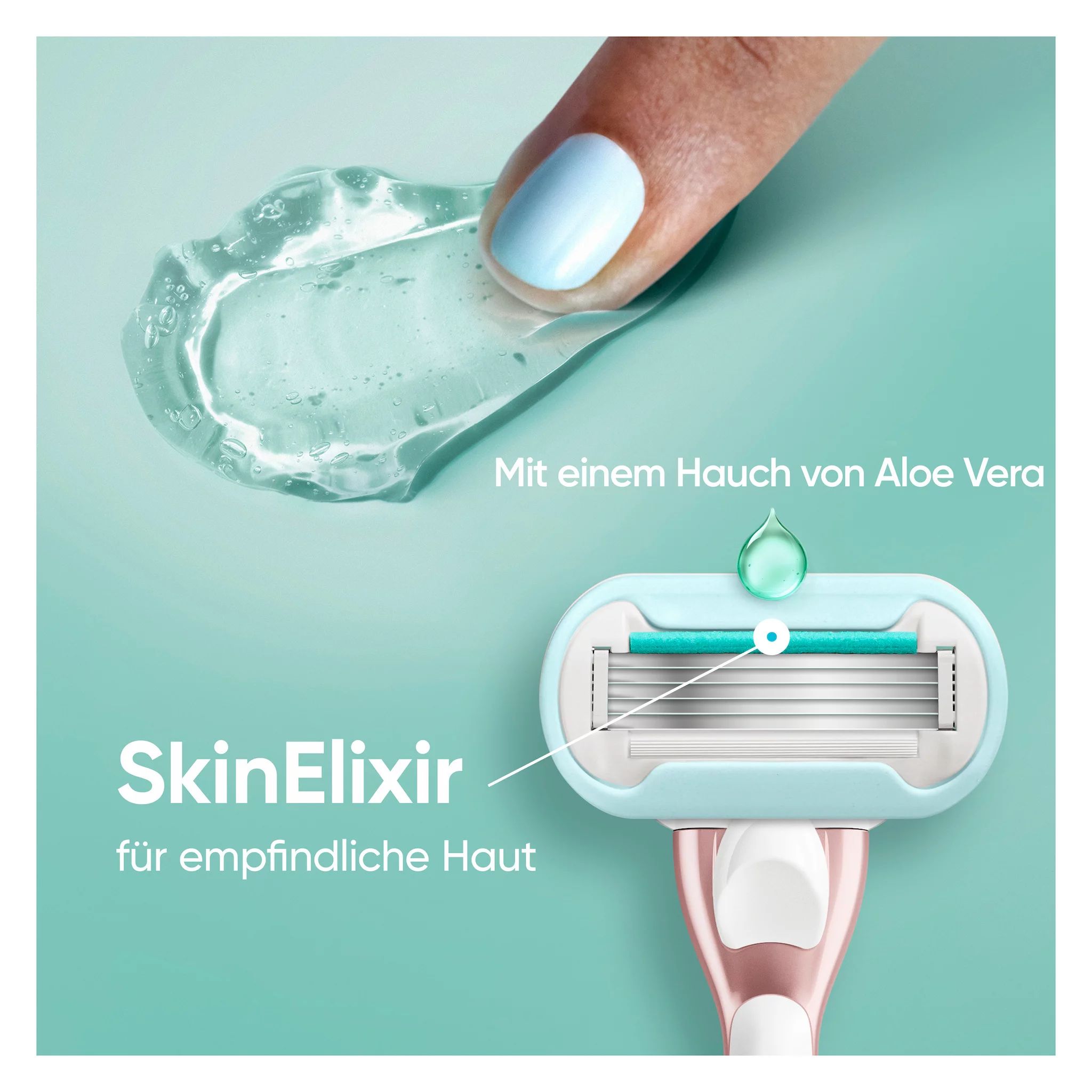 Gillette Venus Pro Smooth Sensitive Rasierer mit 1 Klinge + Duschhänger