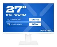 JAPANNEXT JN-IPS270WQHD75F-C65W-HSP-W HDMI/DP WQHD - Flachbildschirm (TFT/LCD)