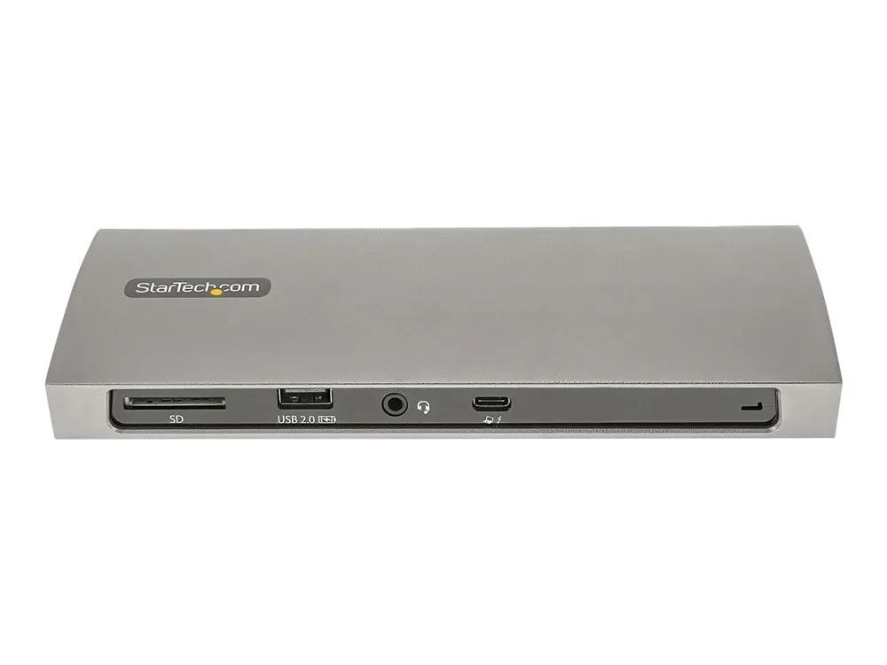 StarTech.com Thunderbolt 4 Dock, 96W Power Delivery, Single 8K/Dual Monitor 4K 60Hz, 3xTB4/USB4 ports, 4xUSB-A, SD, GbE, Thunderbolt 4 Docking Station for Windows or TB3 MacBook, 0.8m
