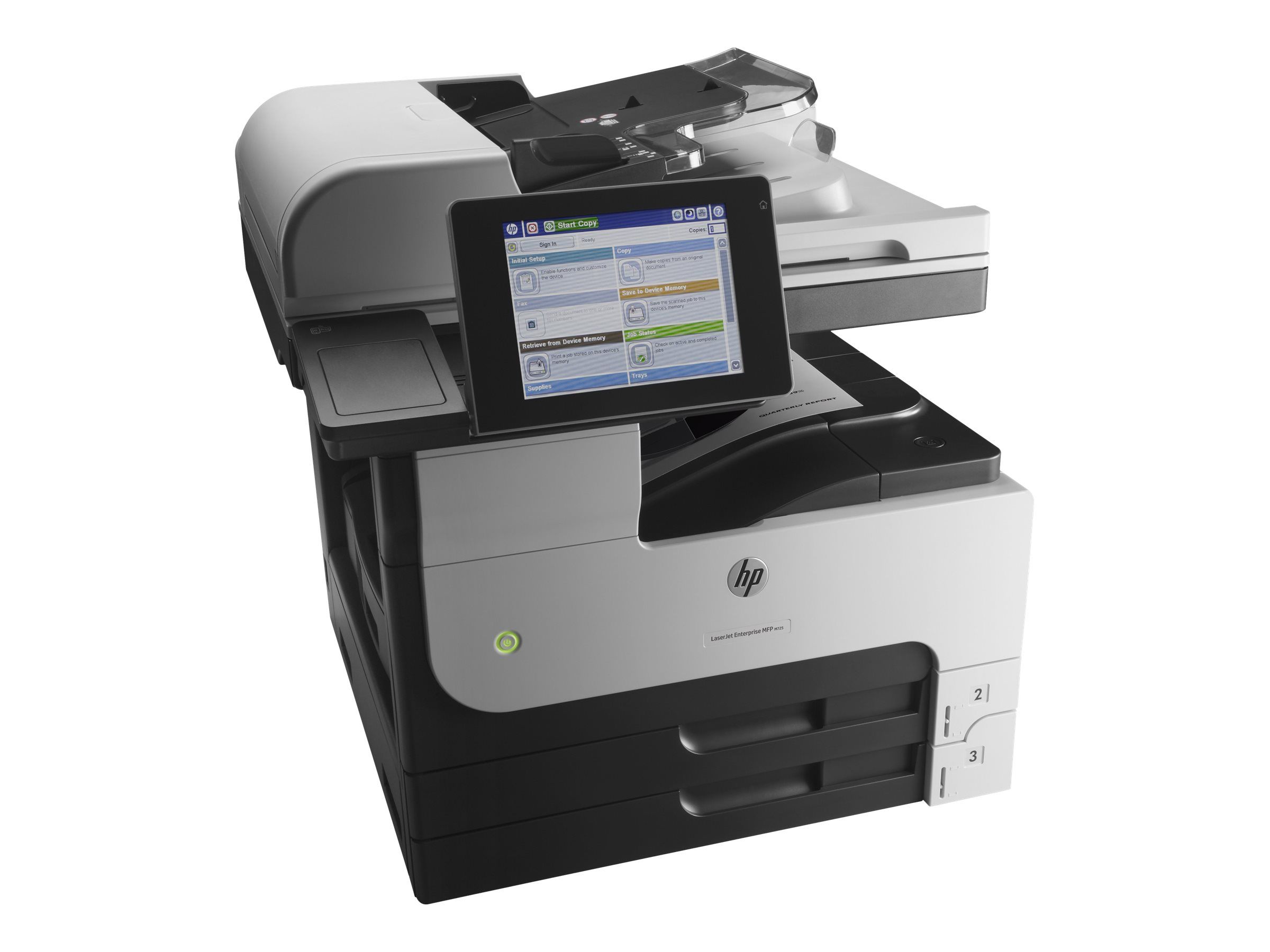 HP LaserJet Enterprise MFP M725dn - Multifunktionsdrucker - s/w - Laser - A3 (297 x 420 mm)