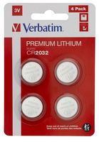 Verbatim Batterie 4 x CR2032 - Li